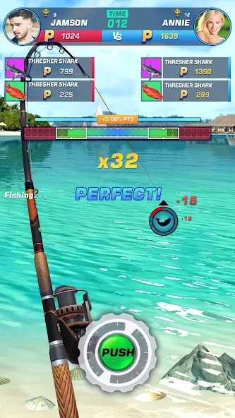 Fishing Rival 3D (Фишинг Ривал 3Д) [МОД: Деньги, Монеты и Меню MOD] Screenshot 5
