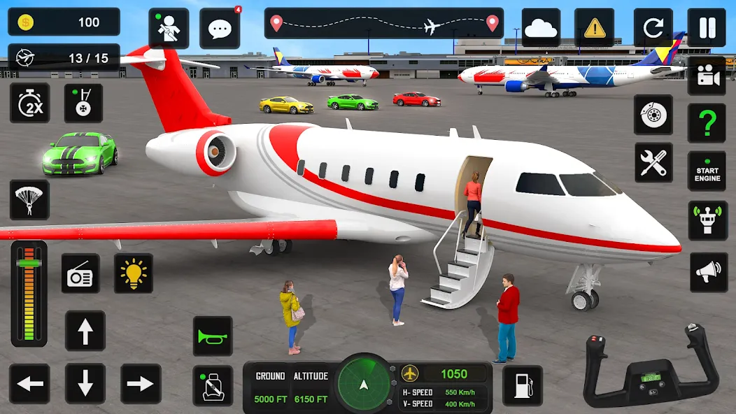 City Pilot Cargo Plane Games (Сити Пилот Карго Плейн Геймс) [МОД: Меню, Бесконечные монеты и Открытые уровни] Screenshot 2