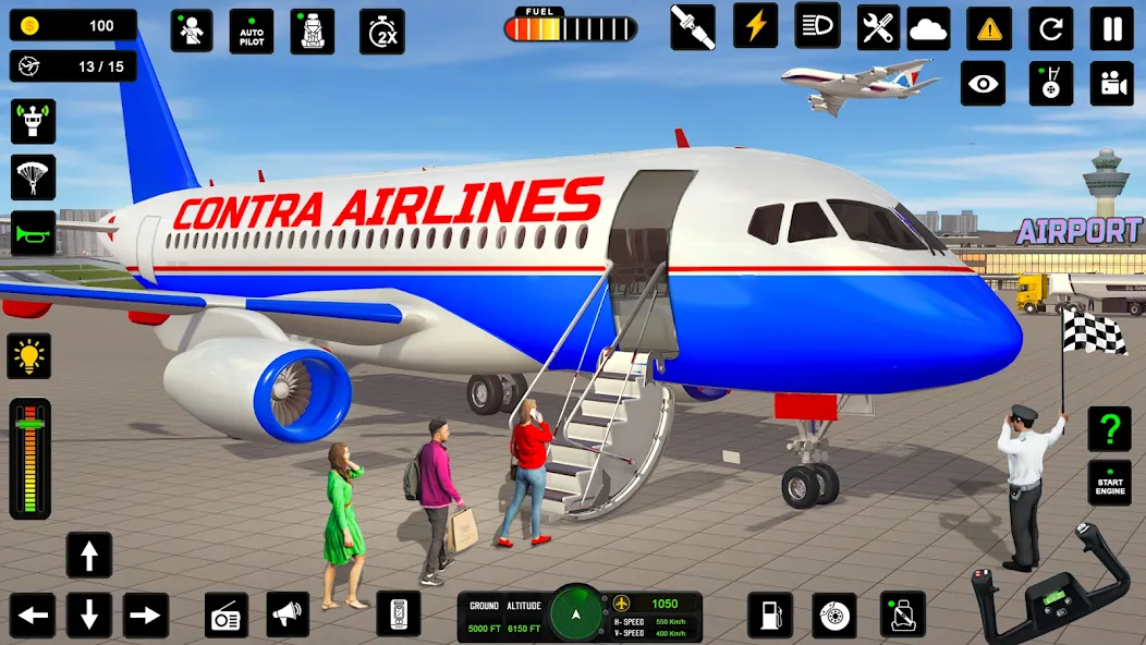 City Pilot Cargo Plane Games (Сити Пилот Карго Плейн Геймс) [МОД: Меню, Бесконечные монеты и Открытые уровни] Screenshot 5