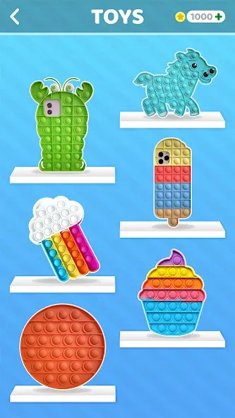 Pop it: Puppet Antistress Game (Поп ит) [МОД: Много денег, Монет и Все открыто] Screenshot 1