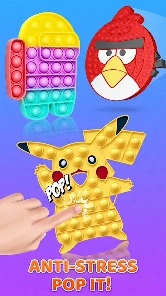 Pop it: Puppet Antistress Game (Поп ит) [МОД: Много денег, Монет и Все открыто] Screenshot 5