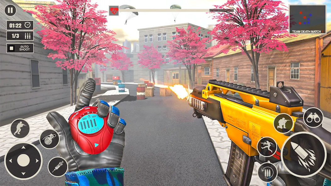 Offline War Shooting Games 3D [МОД: Бесконечные деньги, Монеты и Мега MOD] Screenshot 2
