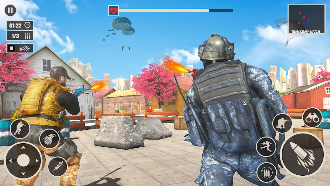 Offline War Shooting Games 3D [МОД: Бесконечные деньги, Монеты и Мега MOD] Screenshot 4