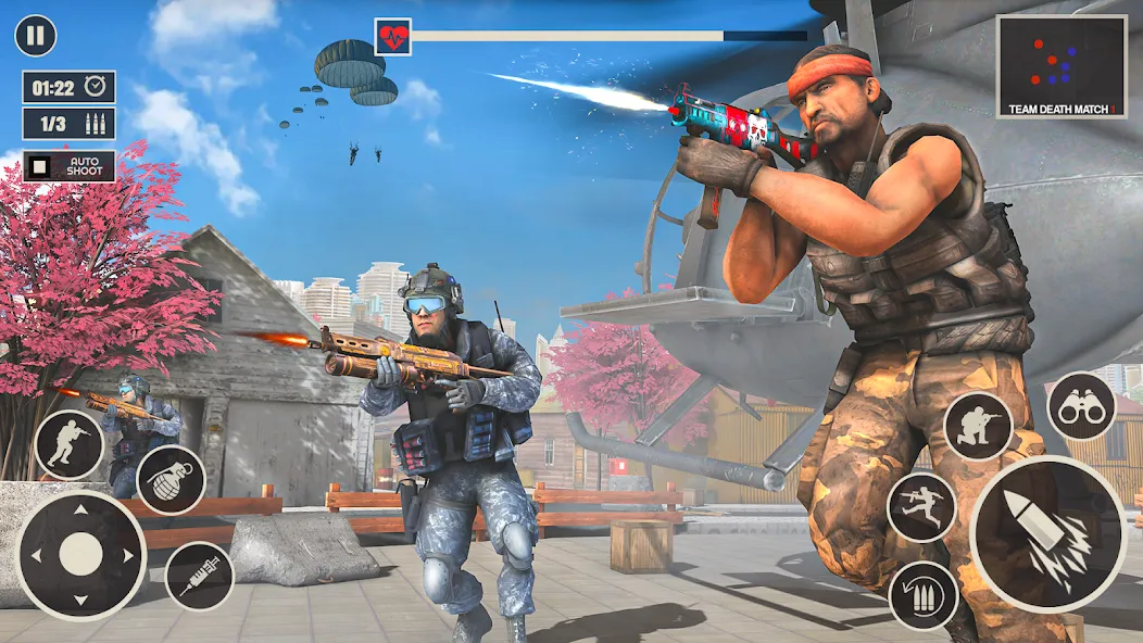 Offline War Shooting Games 3D [МОД: Бесконечные деньги, Монеты и Мега MOD] Screenshot 5