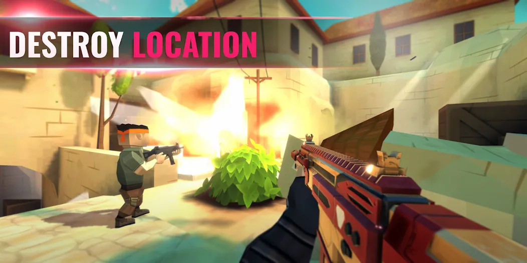Tactic Shot: FPS Action 4v4 (Тактический выстрел) [МОД: Много монет, Открытые уровни и Мега MOD] Screenshot 4