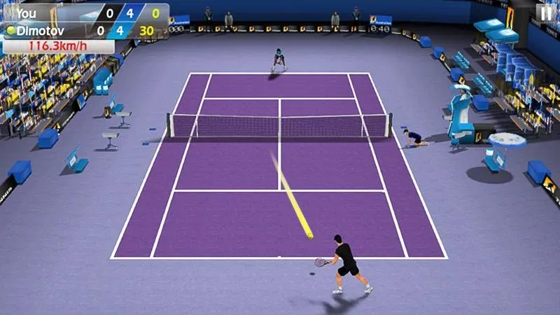 3D Tennis [МОД: Много денег, Монет и Все открыто] Screenshot 4