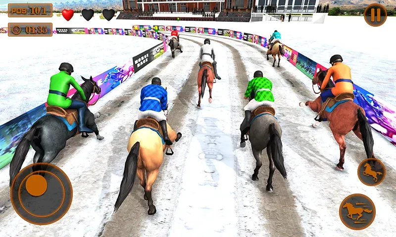 Mounted Horse Racing Games [МОД: Много денег, Монет и Все открыто] Screenshot 3
