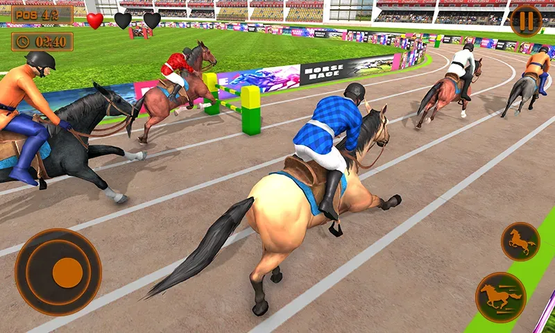 Mounted Horse Racing Games [МОД: Много денег, Монет и Все открыто] Screenshot 4