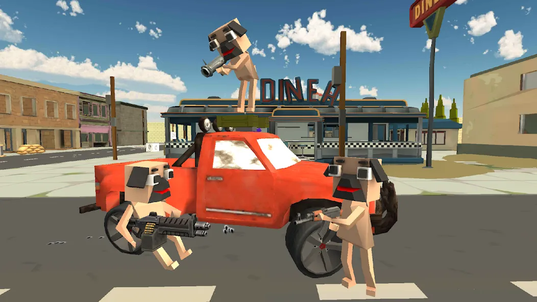 PugWars (Пагварс) [МОД: Все открыто, Дополнительные деньги и Меню MOD] Screenshot 2