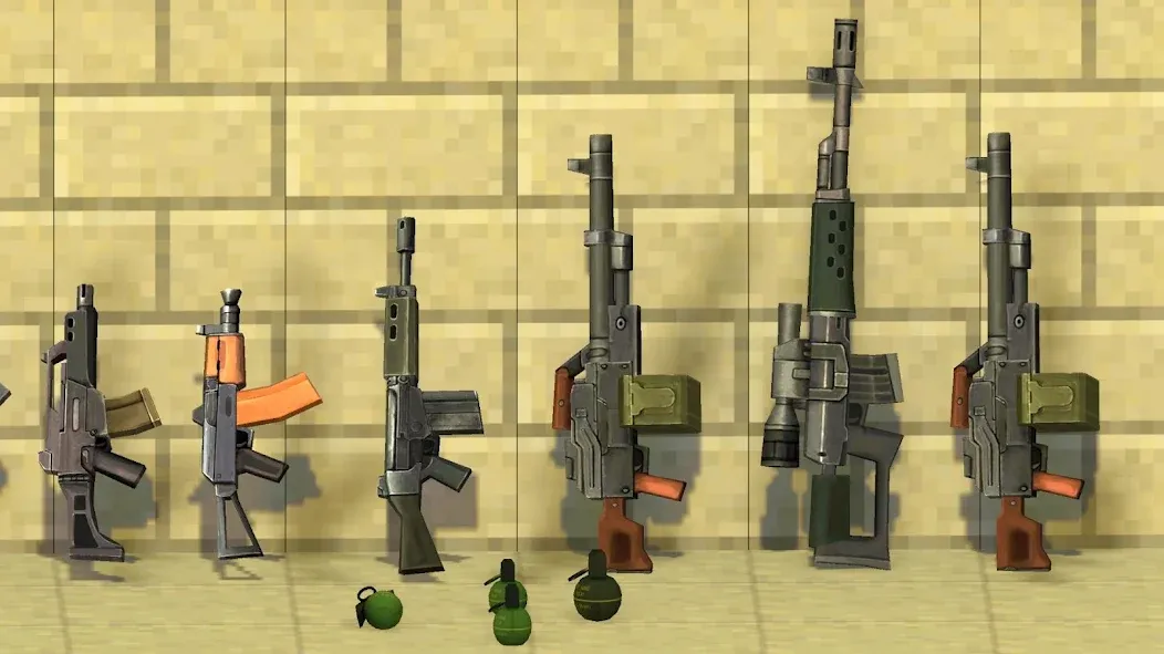 StrikeBox: Sandbox&Shooter (Страйкбокс) [МОД: Много денег, Монет и Все открыто] Screenshot 2
