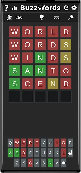BuzzWords [МОД: Меню, Бесконечные монеты и Открытые уровни] Screenshot 1