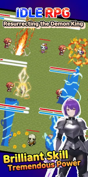 Idle RPG : Reviving Demon King (Айдл РПГ) [МОД: Много монет, Открытые уровни и Мега MOD] Screenshot 4