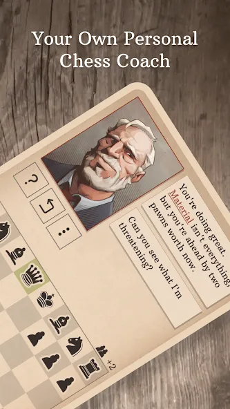 Learn Chess with Dr. Wolf [МОД: Деньги, Монеты и Меню MOD] Screenshot 2