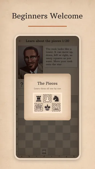 Learn Chess with Dr. Wolf [МОД: Деньги, Монеты и Меню MOD] Screenshot 5