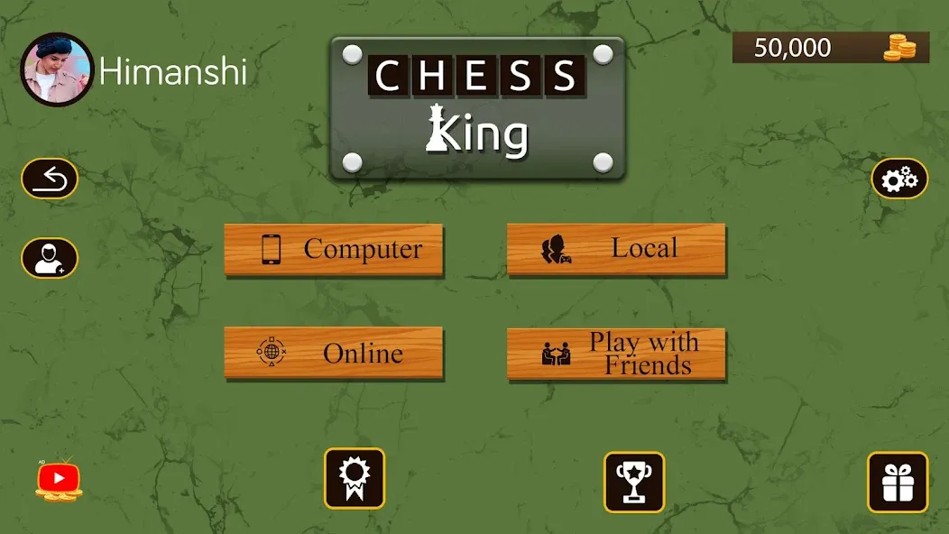 Chess King™- Multiplayer Chess (Чесс Кинг) [МОД: Много монет, Открытые уровни и Мега MOD] Screenshot 1