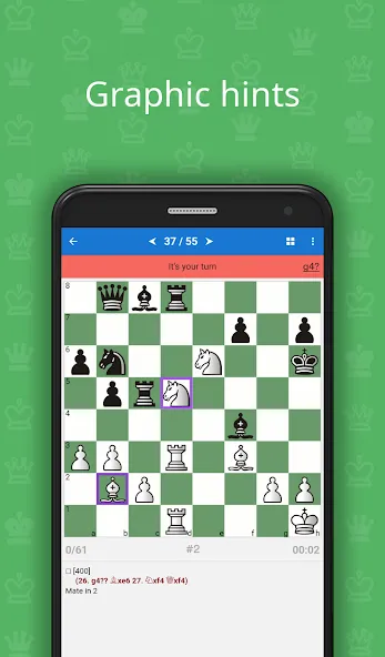 Mate in 2 (Chess Puzzles) [МОД: Много денег, Монет и Все открыто] Screenshot 2
