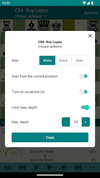 Chess Opener Lite (Шахматный Открыватель Лайт) [МОД: Деньги, Монеты и Меню MOD] Screenshot 3