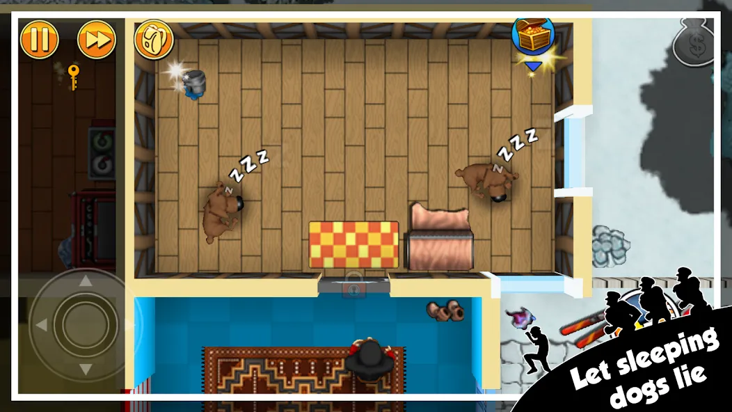 Robbery Bob - King of Sneak (Роббери Боб) [МОД: Много денег, Монет и Все открыто] Screenshot 3