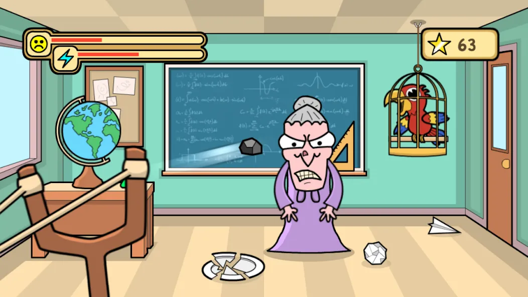 Bash the Teacher! School Prank [МОД: Бесконечные деньги, Монеты и Мега MOD] Screenshot 2