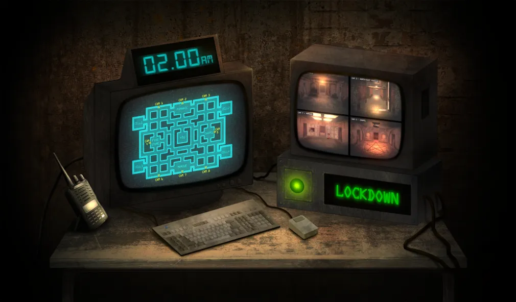 Asylum Night Shift 2 (Азайлум Найт Шифт 2) [МОД: Много монет, Открытые уровни и Мега MOD] Screenshot 1