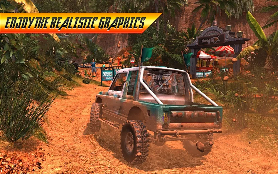 Offroad Jeep Driving Simulator [МОД: Много денег, Монет и Все открыто] Screenshot 4