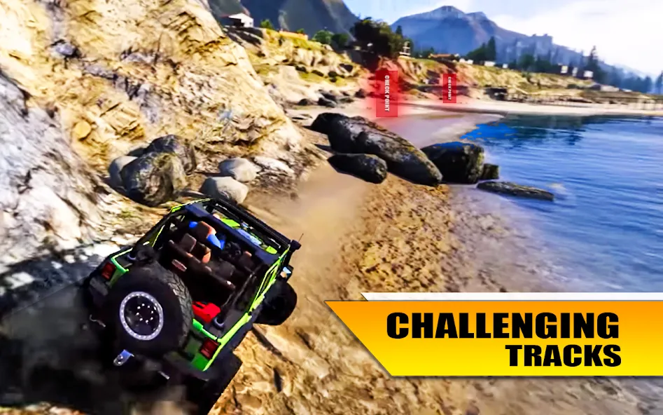 Off Road Jeep Drive Simulator [МОД: Деньги, Монеты и Меню MOD] Screenshot 3