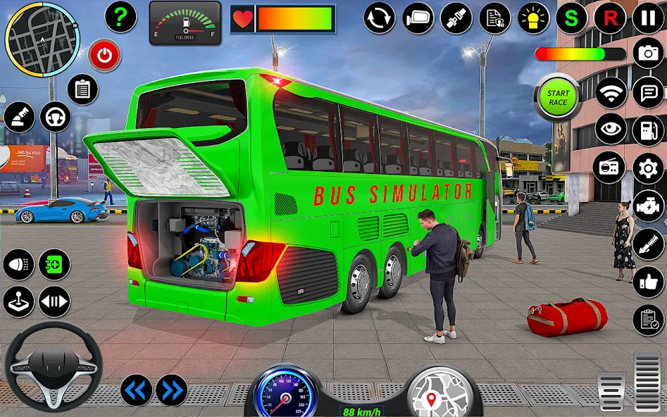 City Bus Simulator 3D Bus Game (Симулятор городского автобуса 3D  игра   ) [МОД: Много денег, Монет и Все открыто] Screenshot 2