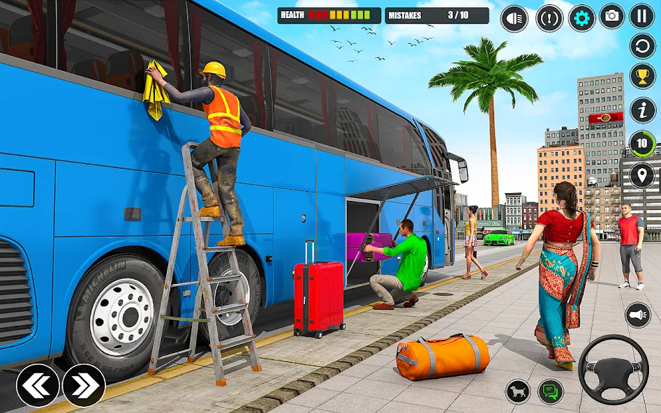 City Bus Simulator 3D Bus Game (Симулятор городского автобуса 3D  игра   ) [МОД: Много денег, Монет и Все открыто] Screenshot 3