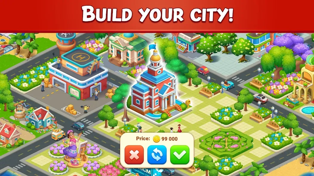 Farm City: Farming & Building (Фарм Сити) [МОД: Много денег, Монет и Все открыто] Screenshot 4