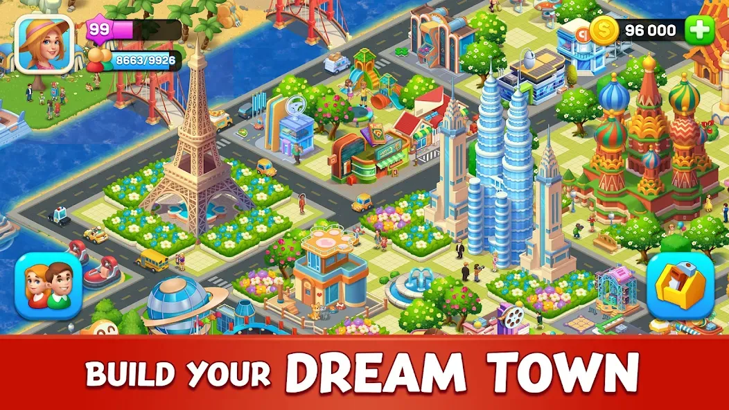 Farm City: Farming & Building (Фарм Сити) [МОД: Много денег, Монет и Все открыто] Screenshot 5
