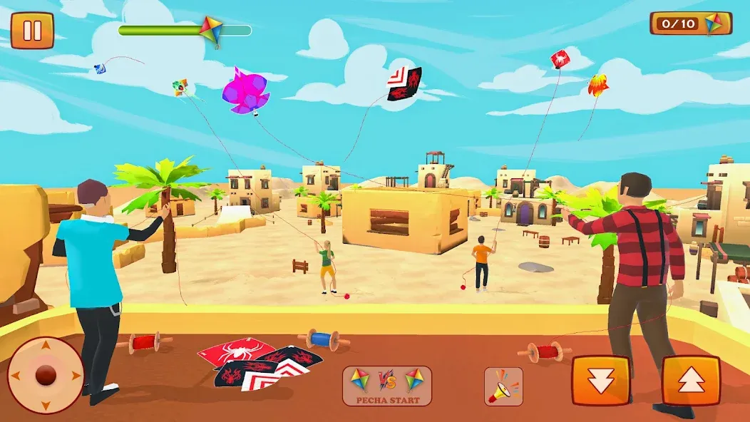 Kite Game: Kite Flying Game 3D [МОД: Все открыто, Дополнительные деньги и Меню MOD] Screenshot 2