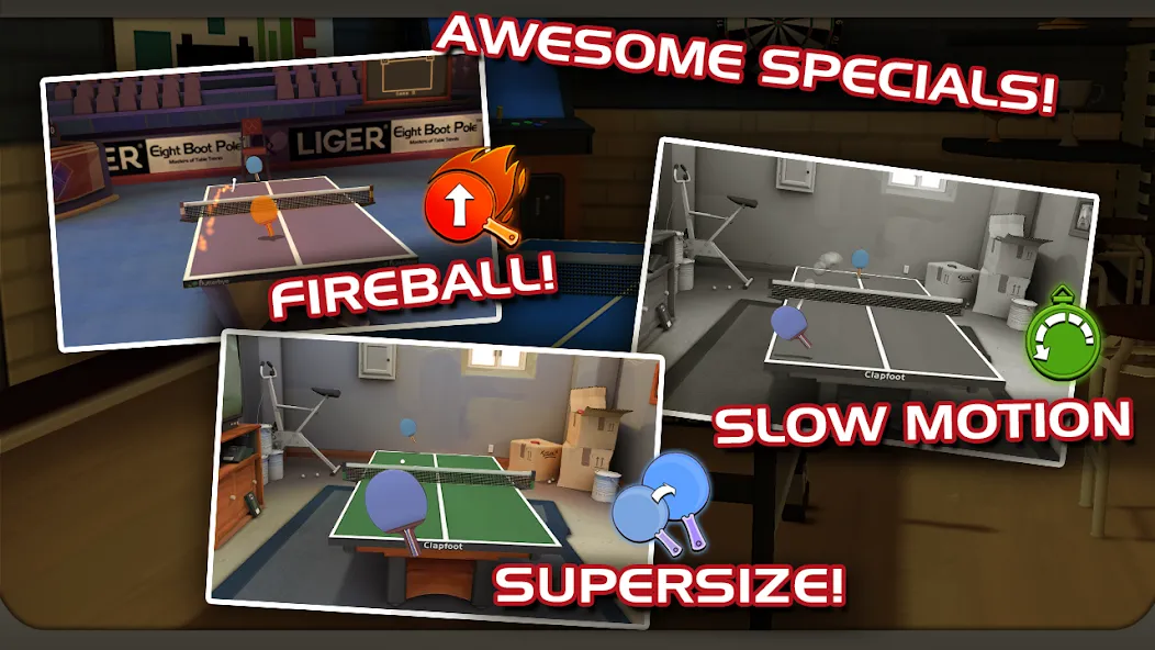 Ping Pong Masters (Пингпонг мастера) [МОД: Много монет, Открытые уровни и Мега MOD] Screenshot 4