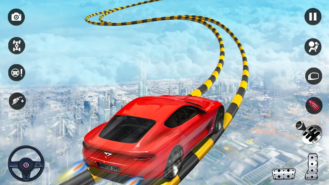 TopRace: Fast Car Simulator (Рамп Кар Гейм) [МОД: Меню, Бесконечные монеты и Открытые уровни] Screenshot 2