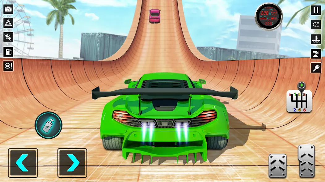 TopRace: Fast Car Simulator (Рамп Кар Гейм) [МОД: Меню, Бесконечные монеты и Открытые уровни] Screenshot 3