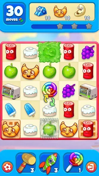 Sugar Heroes - match 3 game [МОД: Много монет, Открытые уровни и Мега MOD] Screenshot 5