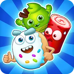 Скачать Sugar Heroes - match 3 game [МОД: Много монет, Открытые уровни и Мега MOD] | Взлом Sugar Heroes - match 3 game на Андроид