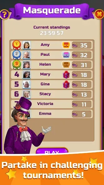 Circus Words: Magic Puzzle [МОД: Меню, Бесконечные монеты и Открытые уровни] Screenshot 2