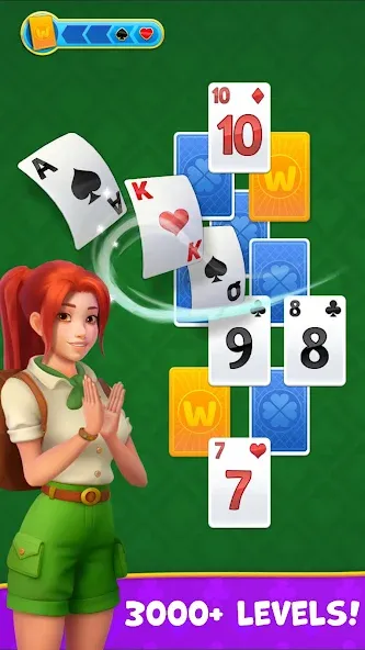 Kings & Queens: Solitaire Game [МОД: Бесконечные деньги, Монеты и Мега MOD] Screenshot 1