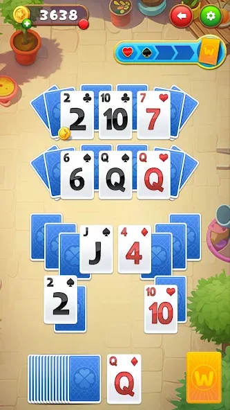 Kings & Queens: Solitaire Game [МОД: Бесконечные деньги, Монеты и Мега MOD] Screenshot 5