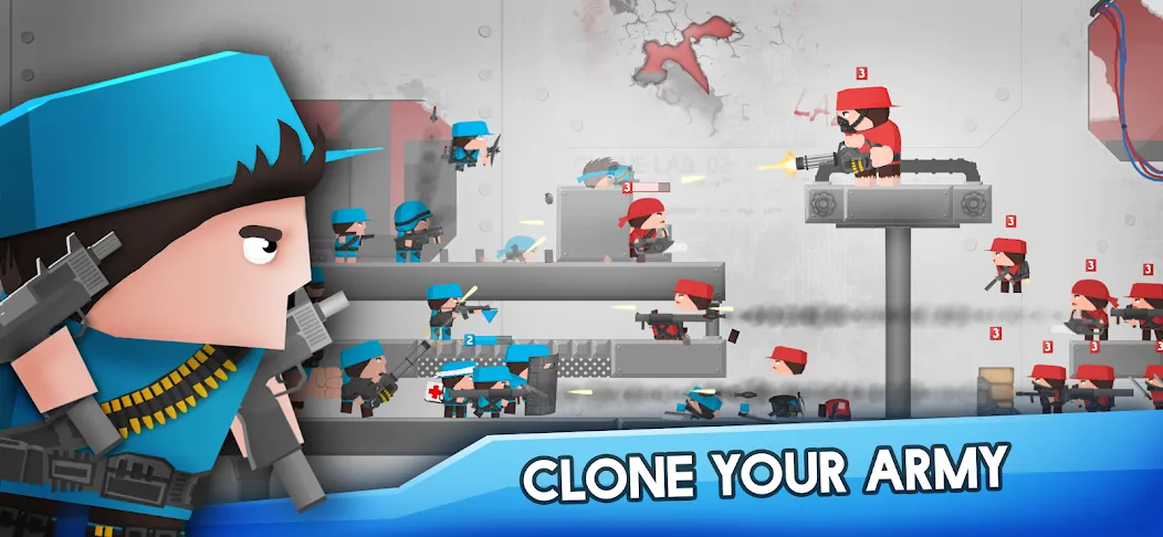 Clone Armies: Battle Game (Клоун армии) [МОД: Деньги, Монеты и Меню MOD] Screenshot 1