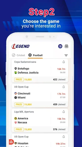 Legend Fantasy- Fantasy sports (Легенда фэнтези) [МОД: Все открыто, Дополнительные деньги и Меню MOD] Screenshot 3