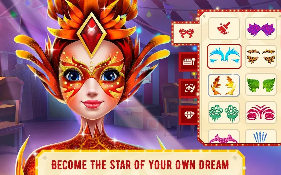 Fantasy Gymnastics [МОД: Меню, Бесконечные монеты и Открытые уровни] Screenshot 1