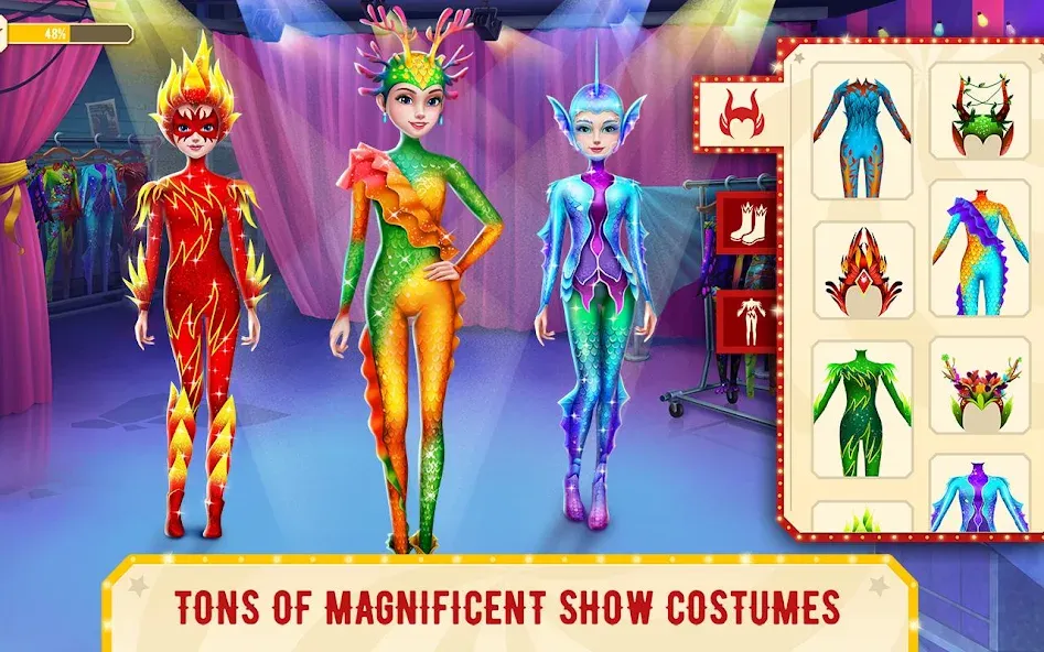 Fantasy Gymnastics [МОД: Меню, Бесконечные монеты и Открытые уровни] Screenshot 3