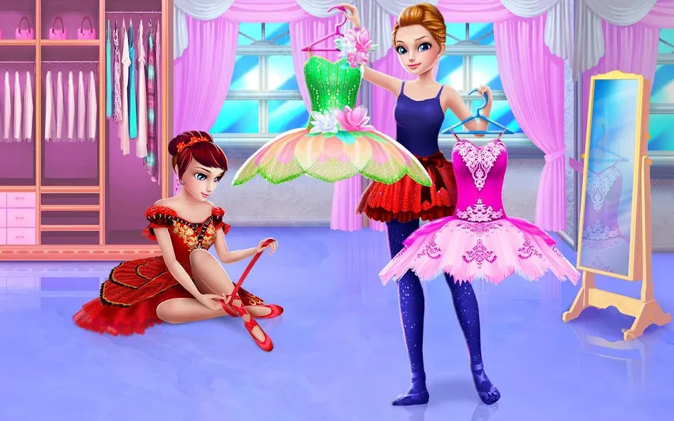 Pretty Ballerina - Girl Game [МОД: Много монет, Открытые уровни и Мега MOD] Screenshot 3