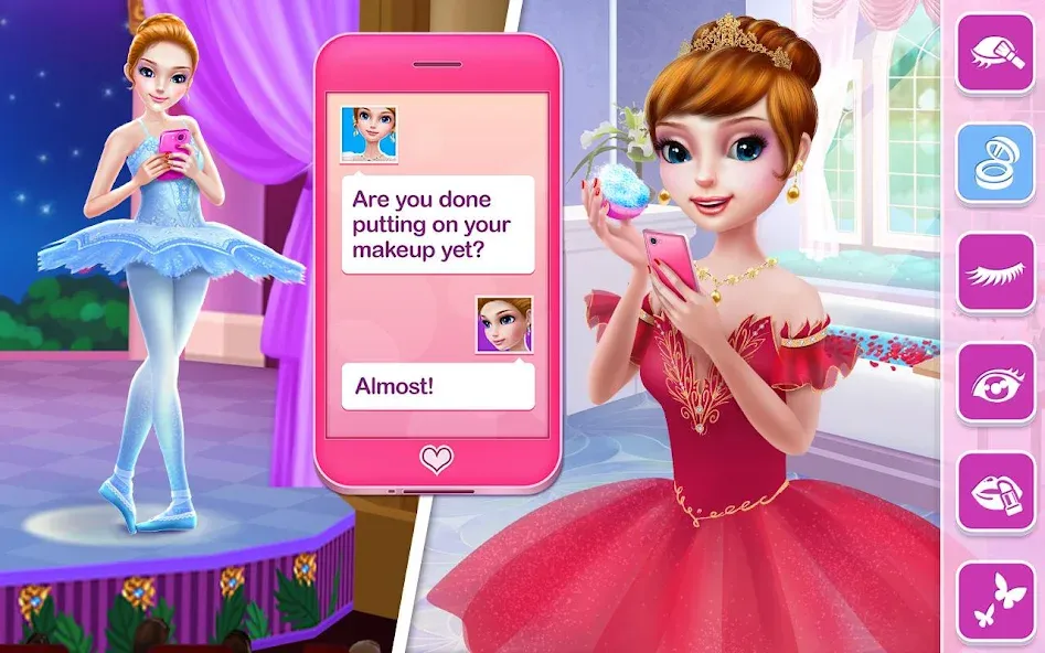 Pretty Ballerina - Girl Game [МОД: Много монет, Открытые уровни и Мега MOD] Screenshot 4