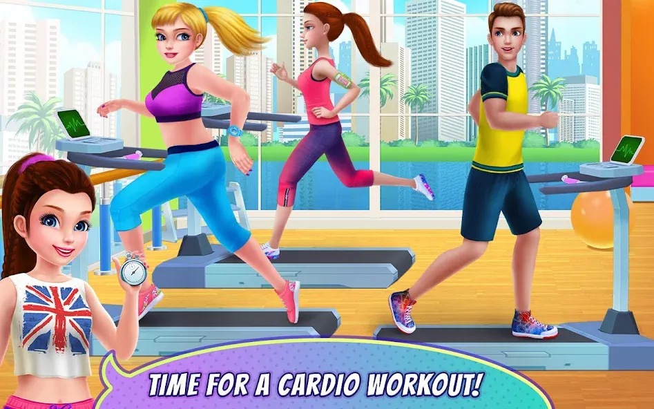 Fitness Girl - Dance & Play [МОД: Все открыто, Дополнительные деньги и Меню MOD] Screenshot 5