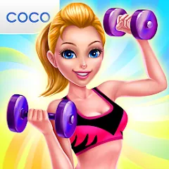Скачать Fitness Girl - Dance & Play [МОД: Все открыто, Дополнительные деньги и Меню MOD] | Взлом Fitness Girl - Dance & Play на Андроид