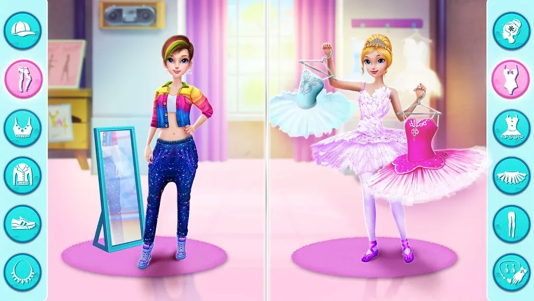 Dance Clash: Ballet vs Hip Hop [МОД: Бесконечные деньги, Монеты и Мега MOD] Screenshot 2