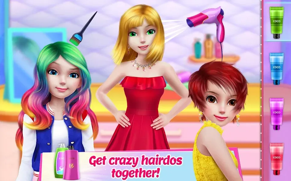 Girl Squad - BFF in Style [МОД: Бесконечные деньги, Монеты и Мега MOD] Screenshot 2
