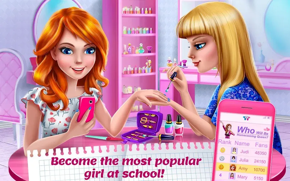 High School Crush - Love Story [МОД: Деньги, Монеты и Меню MOD] Screenshot 4